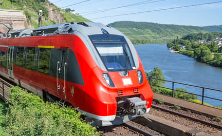 Mit der Bahn durch das Rheintal